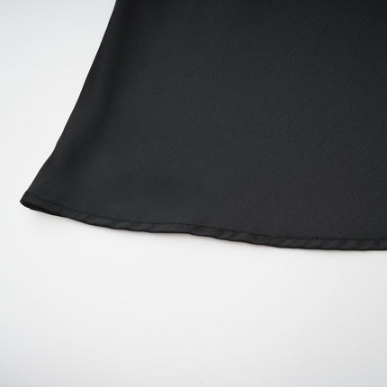 Melissa Black Off-Shoulder Maxi Dress with Crystal Embellishments