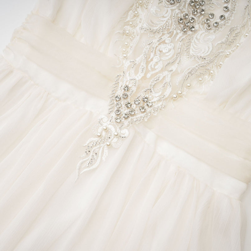 Mirage lacedetail embellished dress