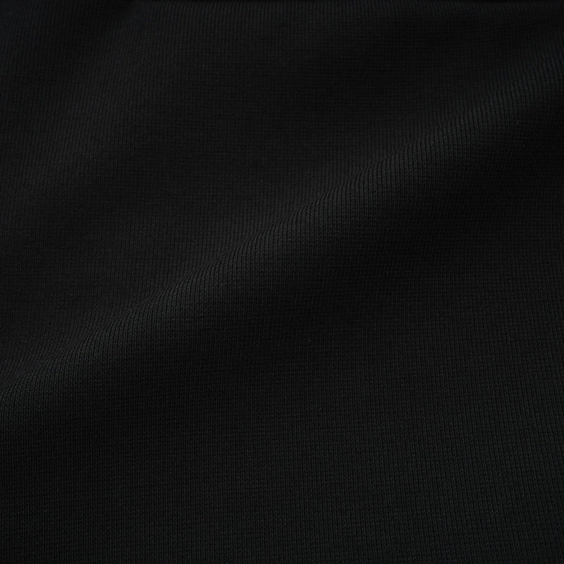 Miranda Black Belted Shorts with Gold-Tone Hardware Terylene Fiber