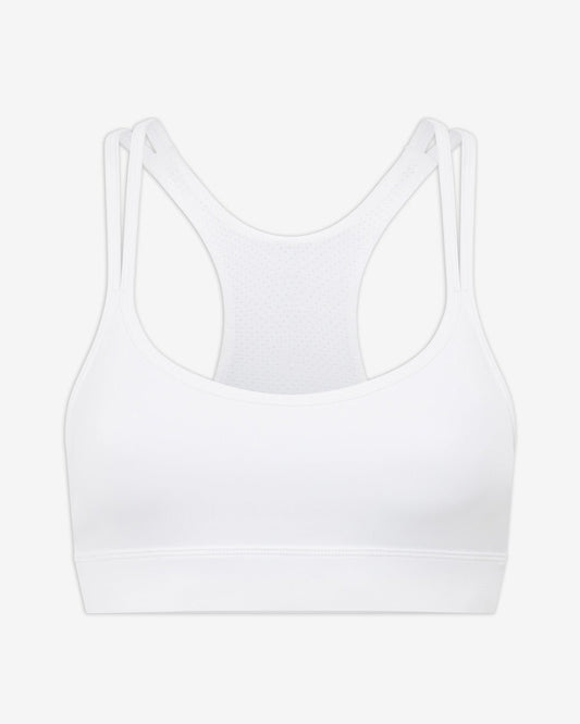 Moisture - wicking activewear power crop top - White