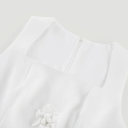 Moren fauxflower mini dress
