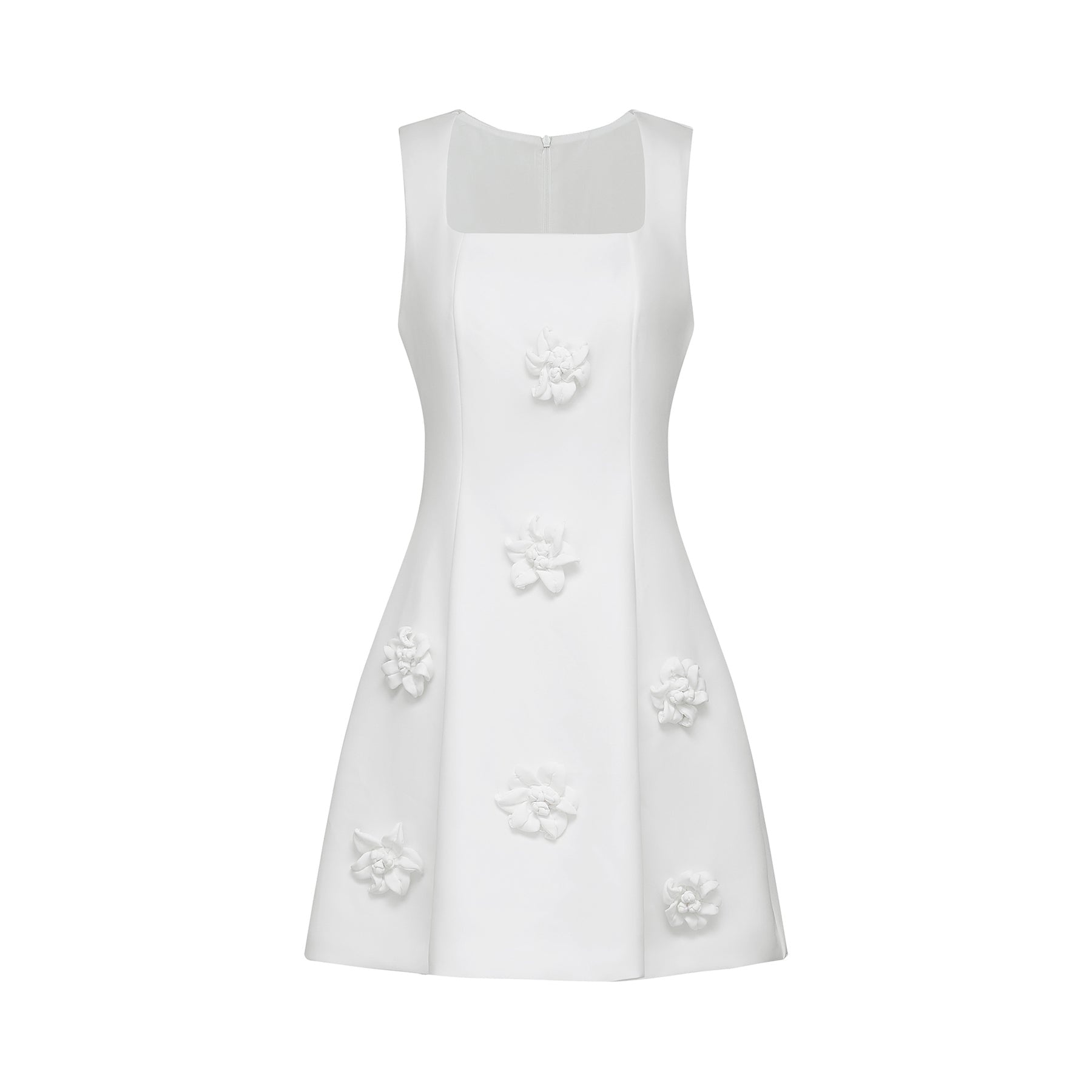 Moren fauxflower mini dress