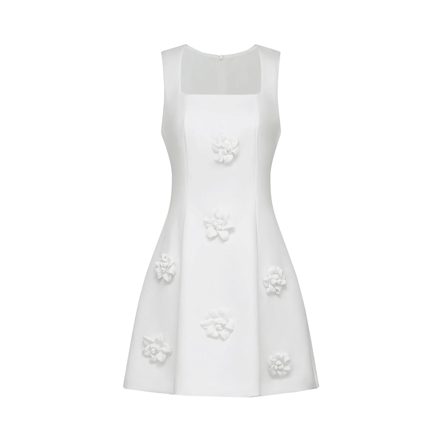 Moren fauxflower mini dress