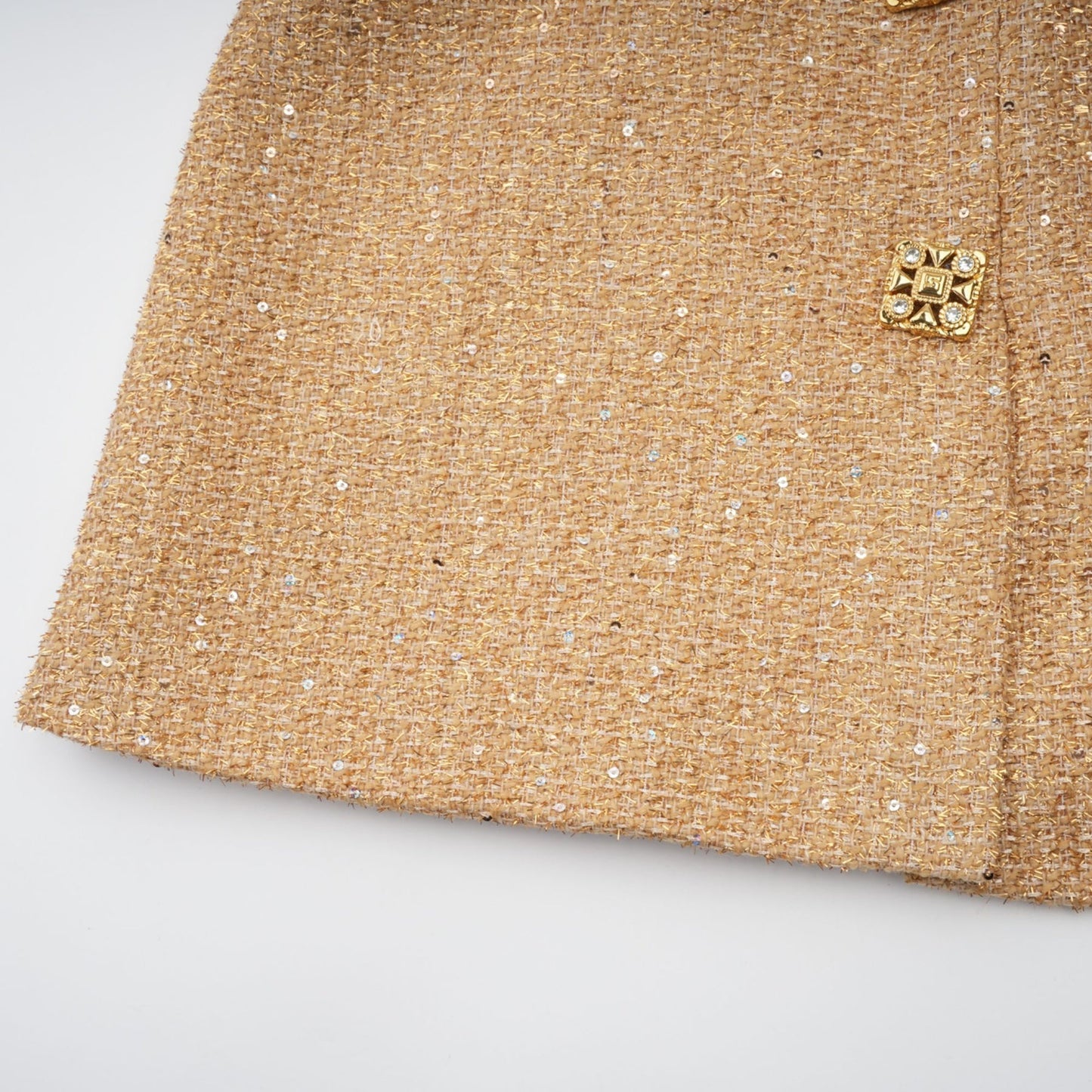 Morgane tweed longsleeve mini dress