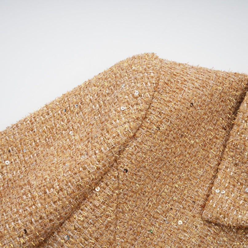 Morgane tweed longsleeve mini dress