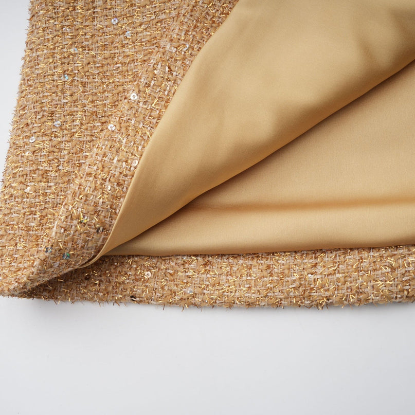 Morgane tweed longsleeve mini dress