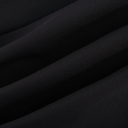 Nalini black fauxflower mini skirt