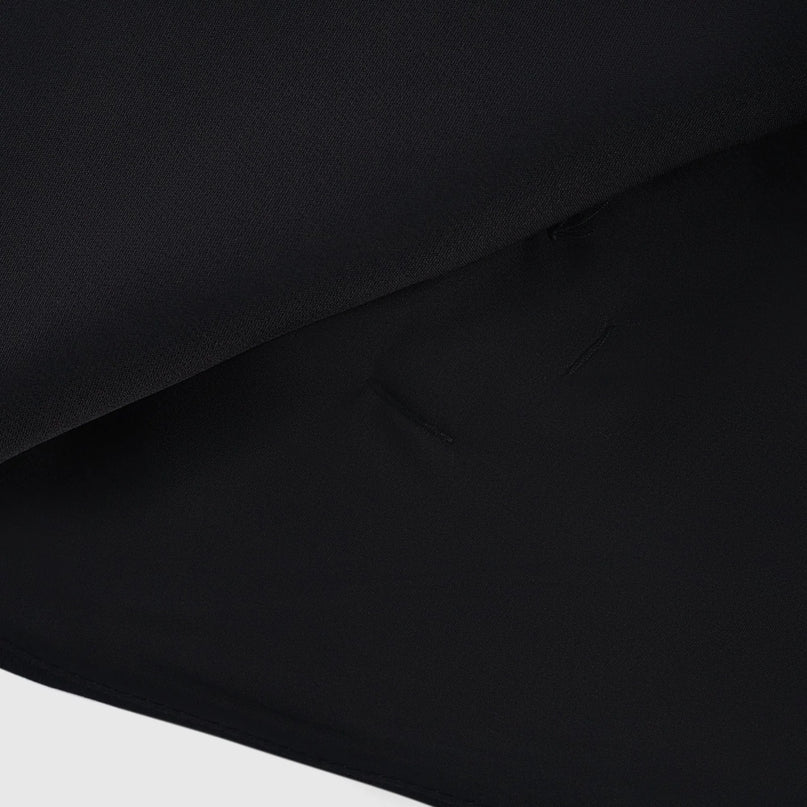 Nalini black fauxflower mini skirt