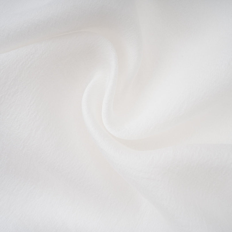 Natalia Mini Dress in White Shirred Flounce Sleeveless Thigh-Length Elegant Dress