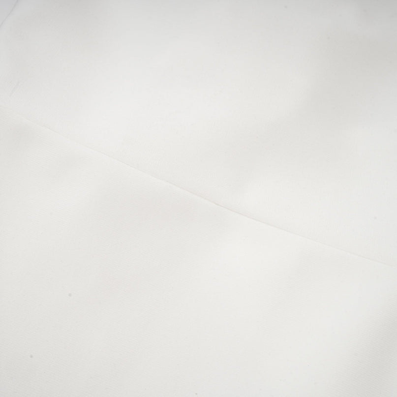 Natalia White Oversize-bow Maxi Dress with Rear Bowknot Detail in Polyester Spandex Blend