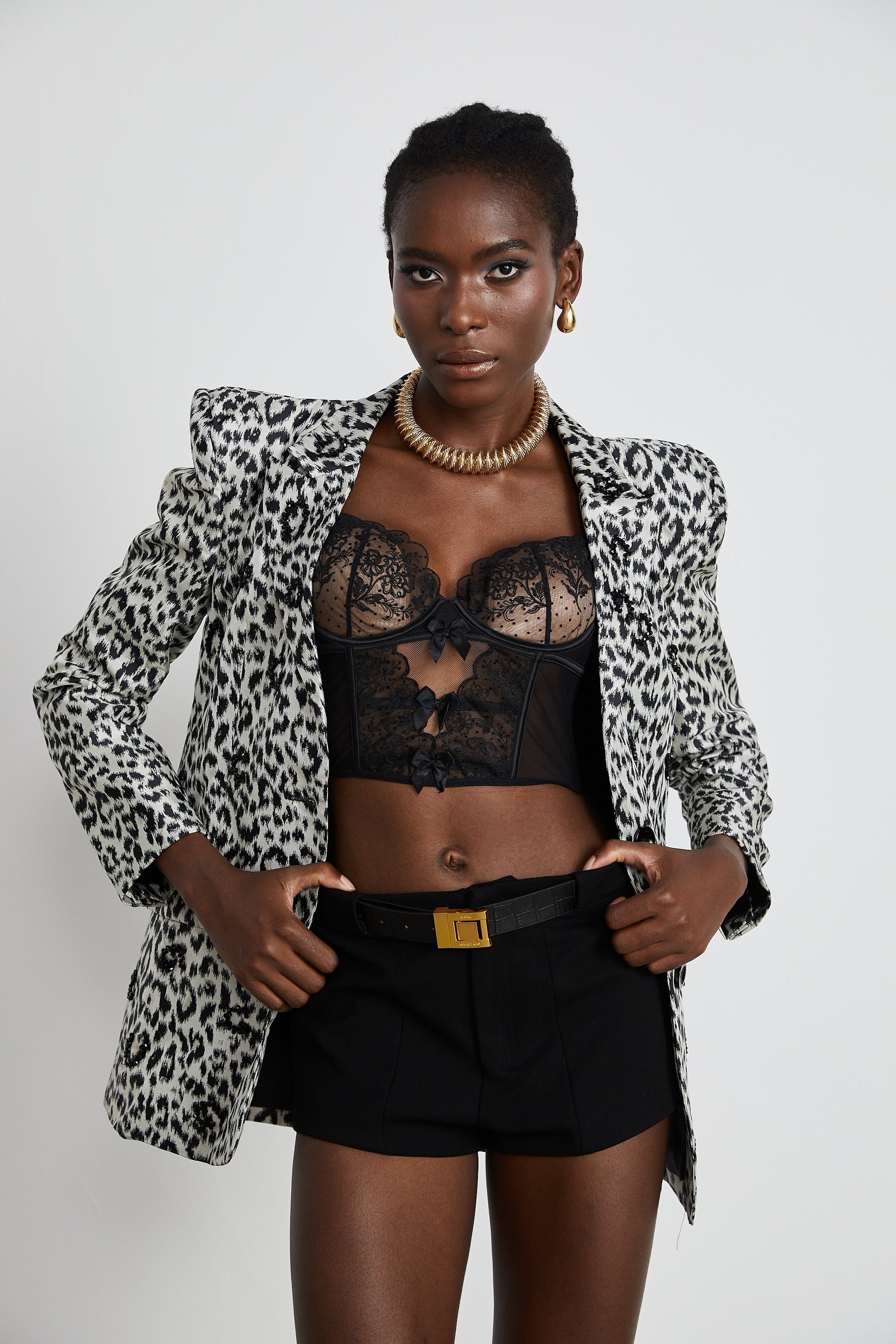 Noémie lacedetail mesh vest top
