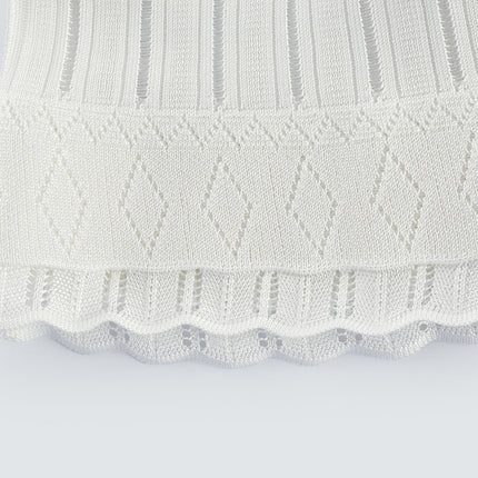 Noémie Sleeveless Mini Dress in White