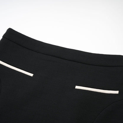 Odile black jacket  skirt matching set