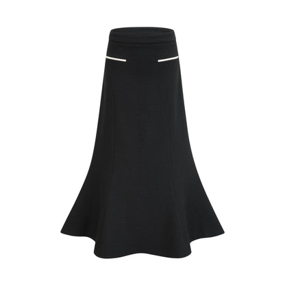 Odile black jacket  skirt matching set