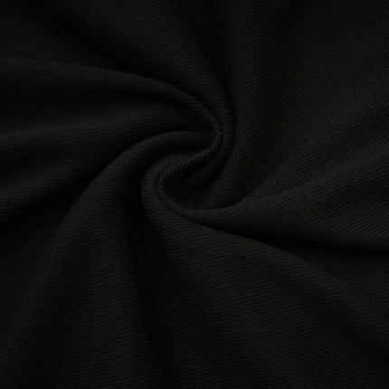 Ofelia Black Halterneck Top with Metal Buckle Detailing and Ruched Design