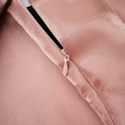 Olga Brown Bow Detail Flare Mini Dress