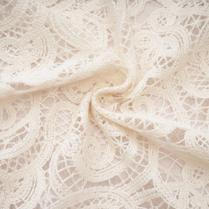 Olivia White Long Sleeved Dress with Pierced Effect and Embroidered Details