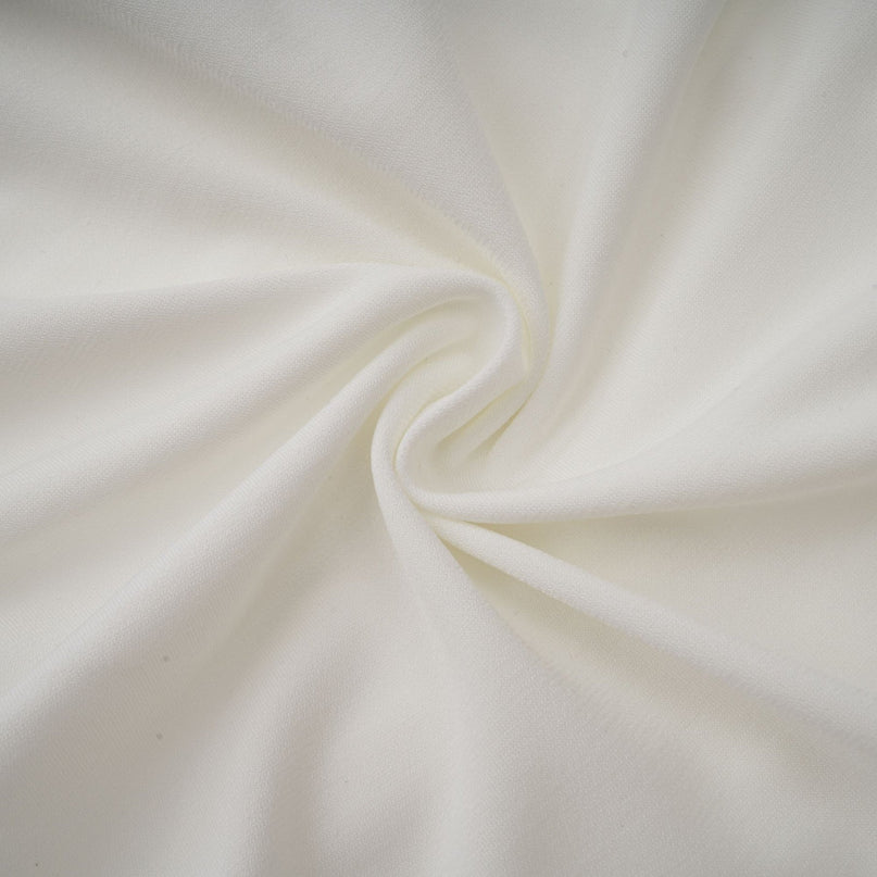 Ornella White Midi Dress with Off-Shoulder Design Ruched Braid Rope Detailing Side Zip Fastening Viscose Elastane Blend