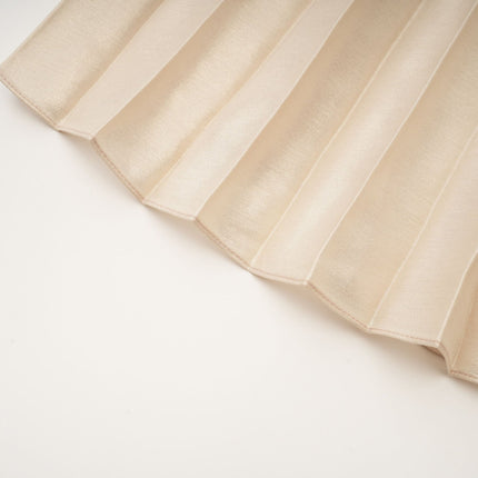 Palma Pink Gold Pleated Maxi Dress
