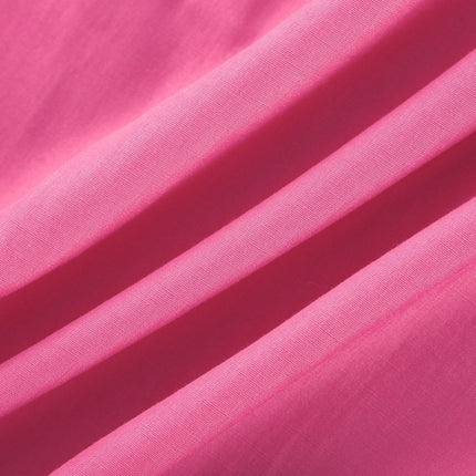 Pasqualina Pink Ruffled Pleated Skirt Top Set