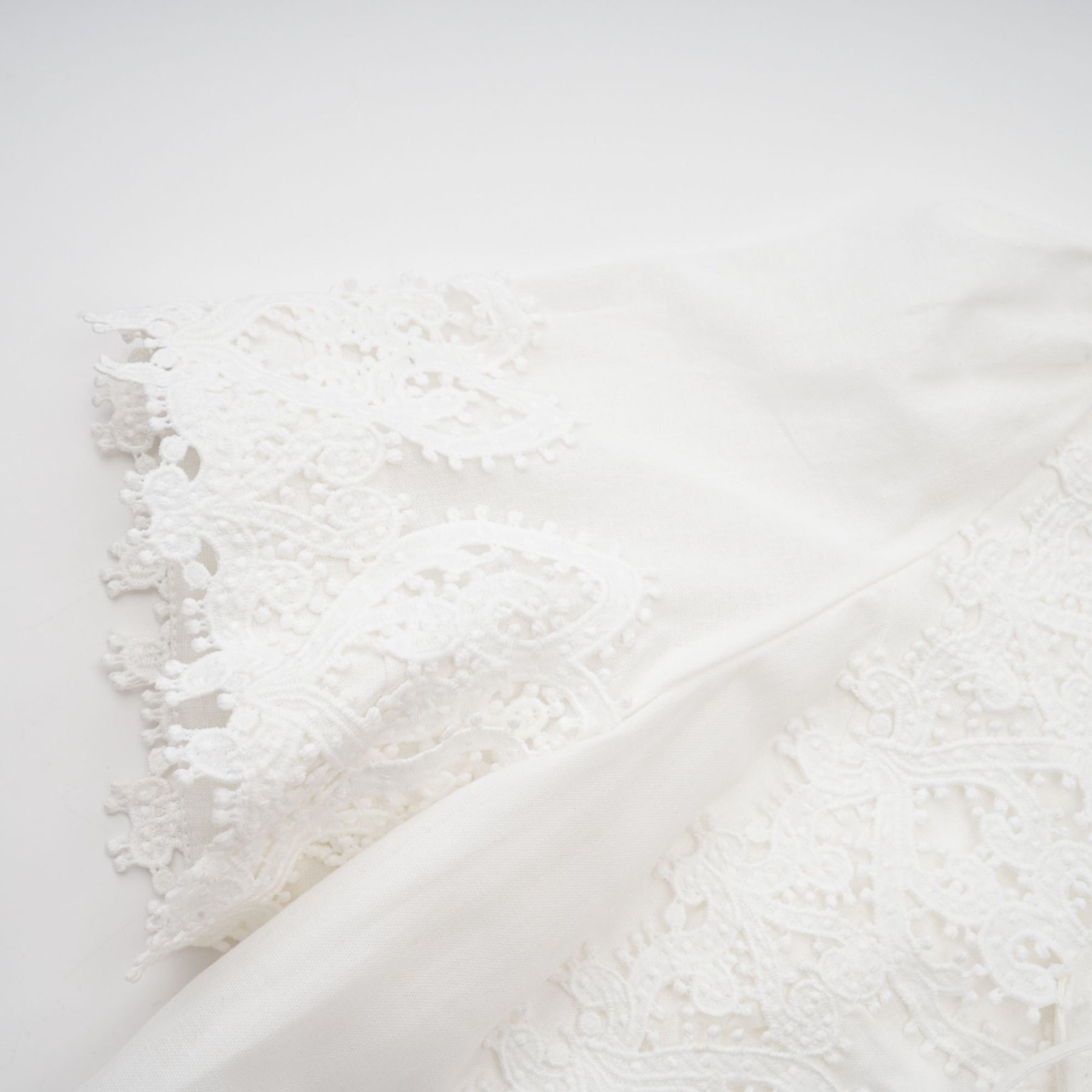 Patricia white florallace midi dress