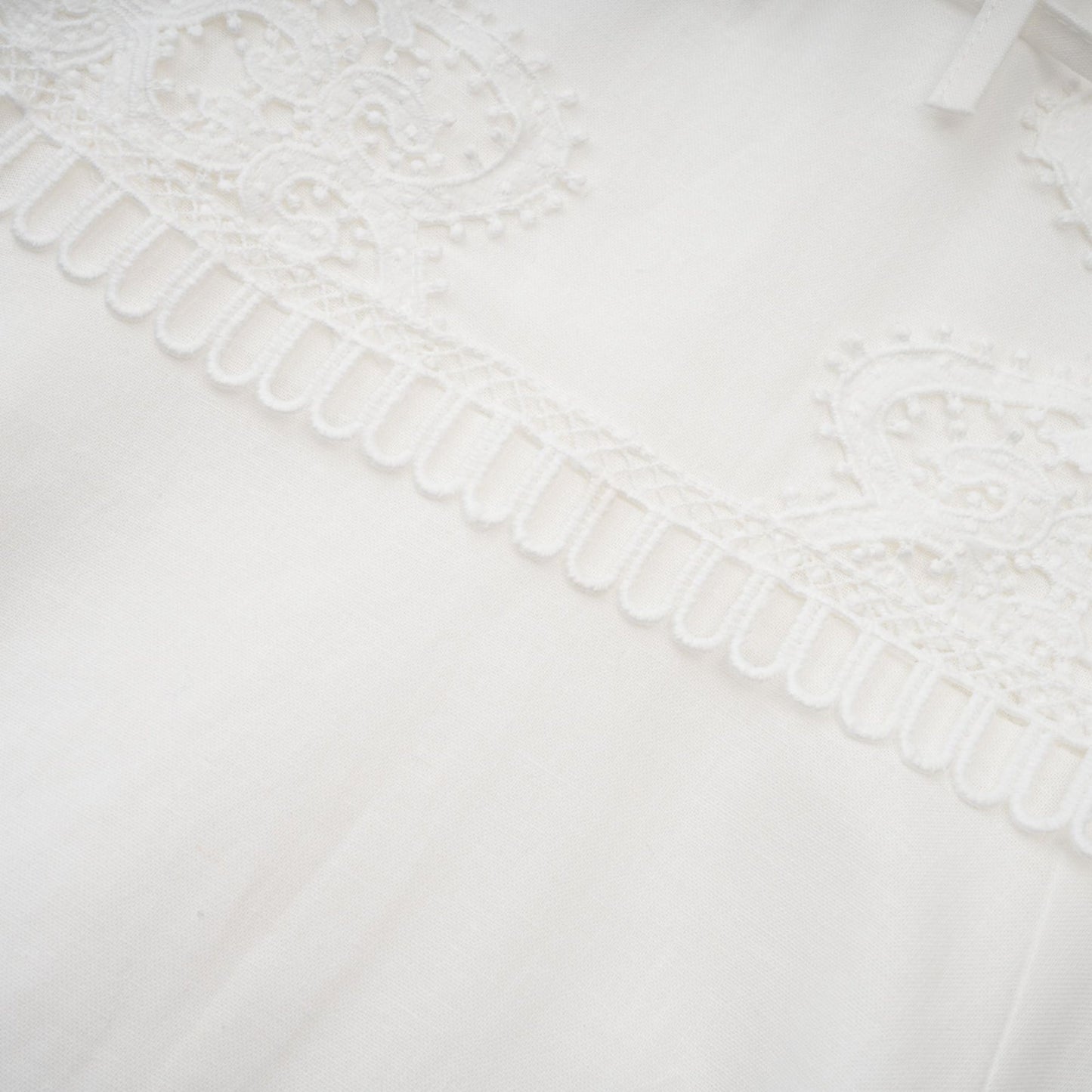 Patricia white florallace midi dress