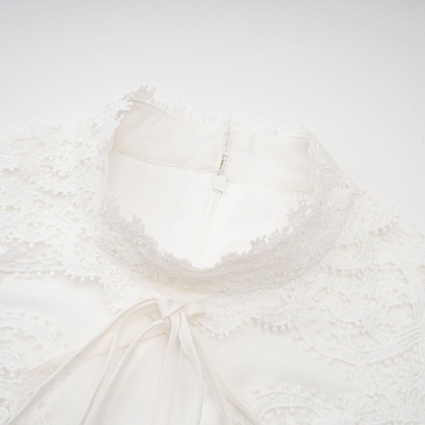 Patricia white florallace midi dress