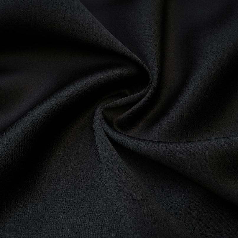 Patrizia Black Maxi Dress with Pleated Detailing and Crystal Embellishments
