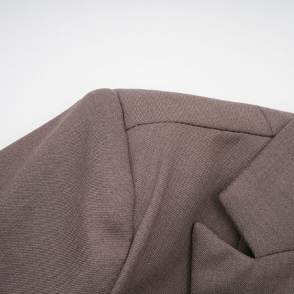 Patrizia Grey Blazer with Tie-Up Design and Inset Pockets