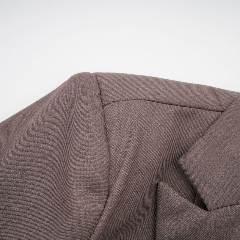 Patrizia Grey Blazer with Tie-Up Design and Inset Pockets