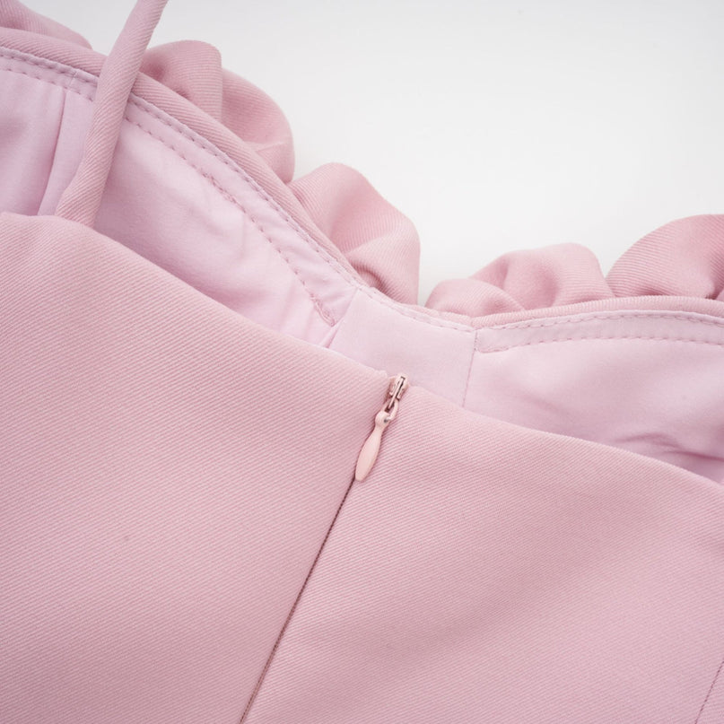 Pauline fauxflower mini dress