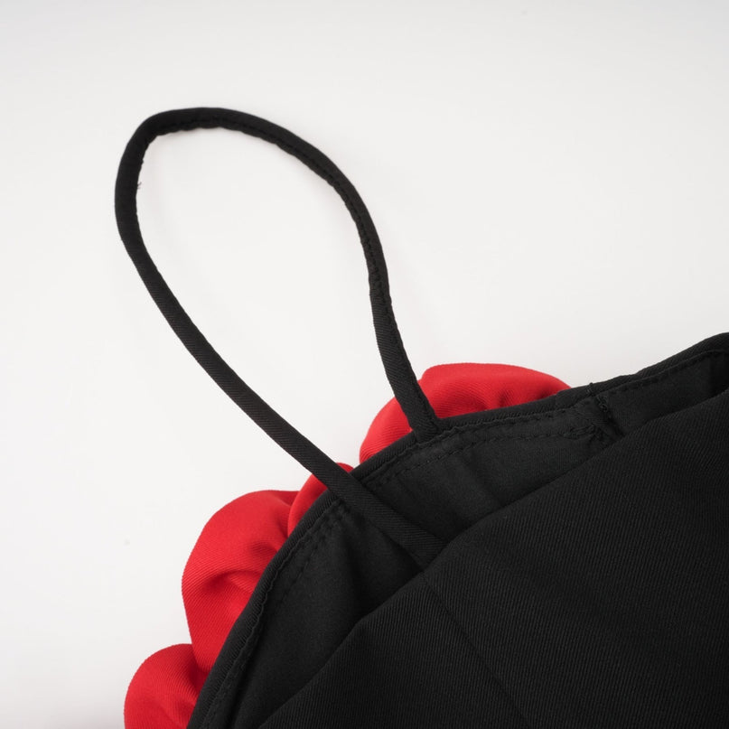 Pauline fauxflower mini dress