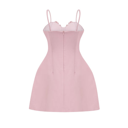 Pauline fauxflower mini dress