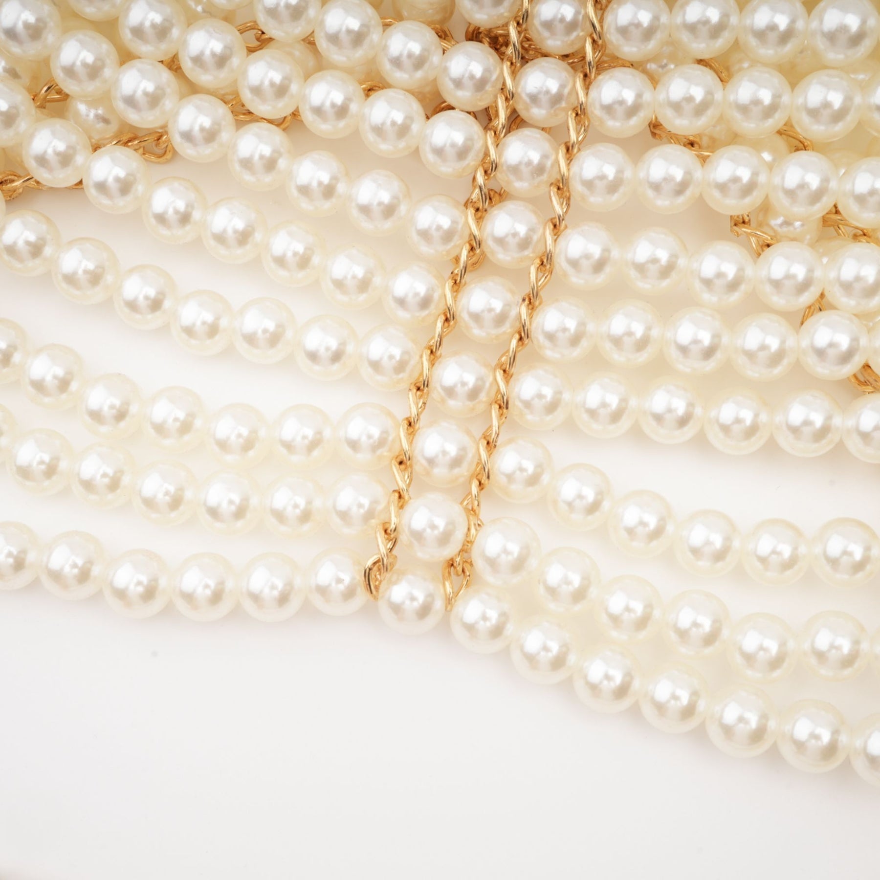 Pauline fauxpearl shawl