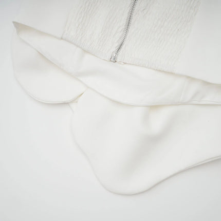 Pénélope white floral offshoulder top