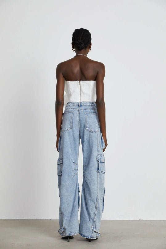 Pénélope white floral offshoulder top