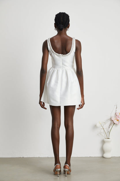 Perrine crystalembellished mini dress