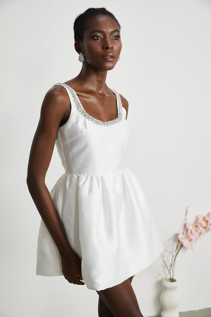Perrine crystalembellished mini dress