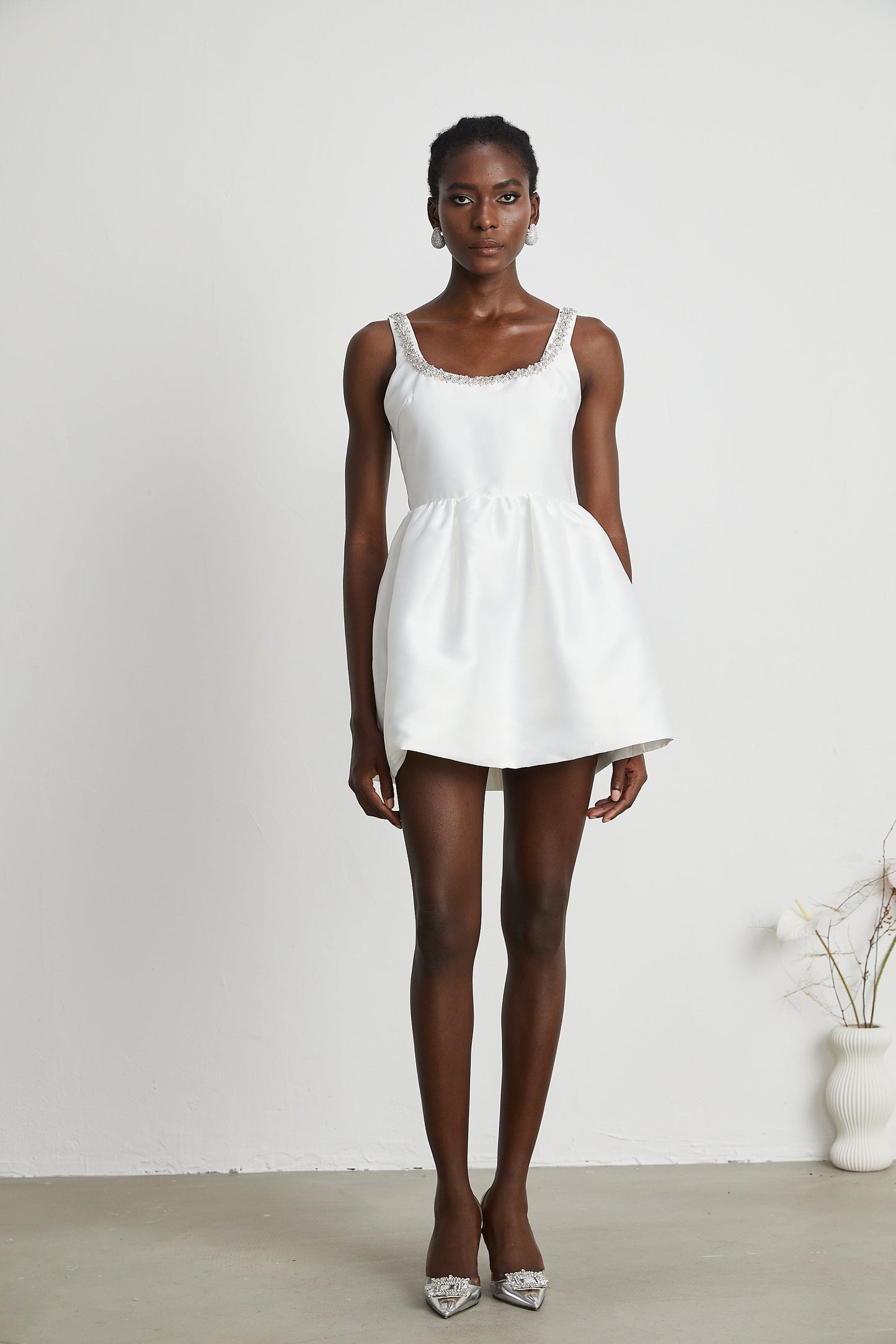 Perrine crystalembellished mini dress