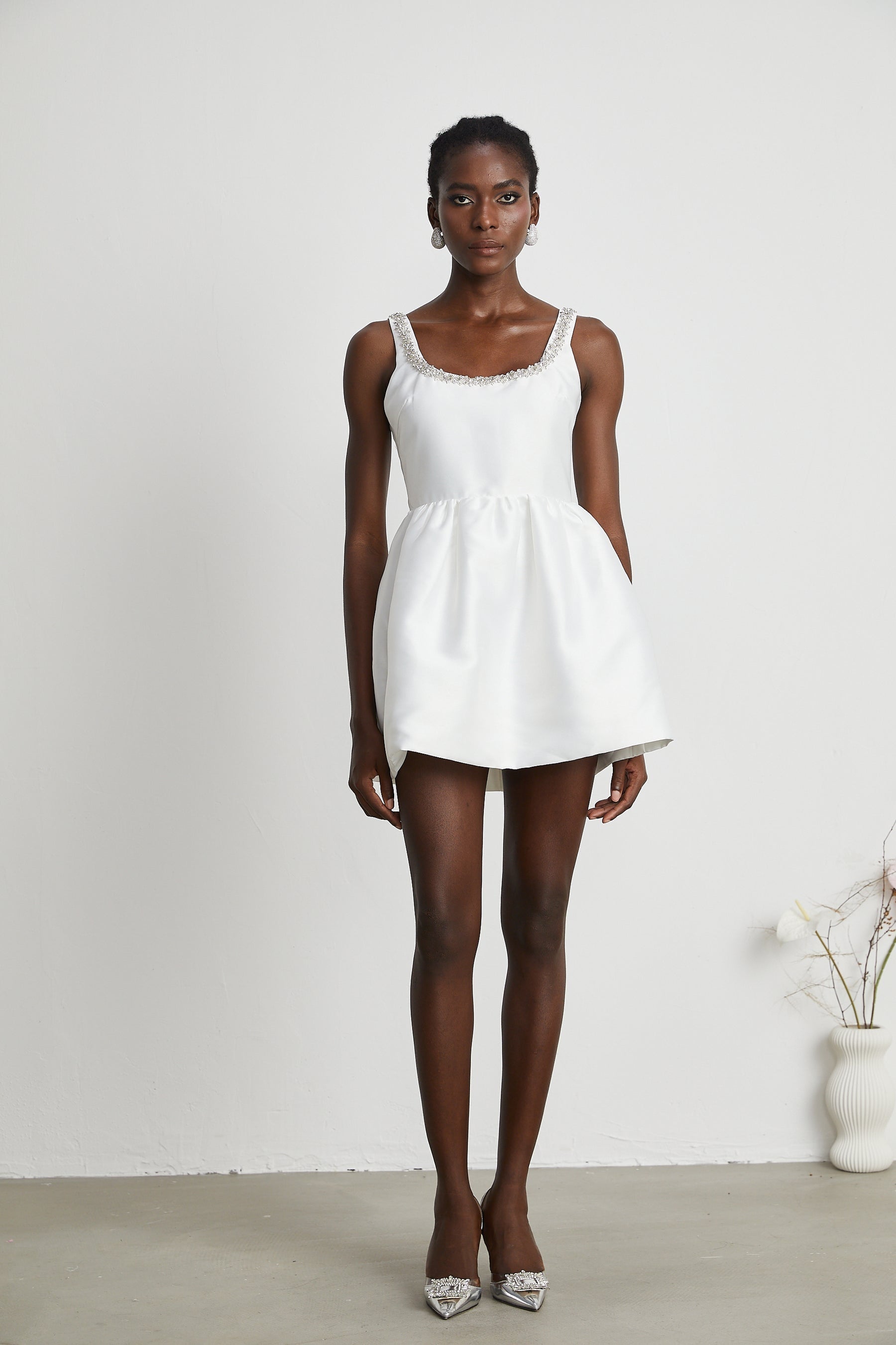 Perrine crystalembellished mini dress