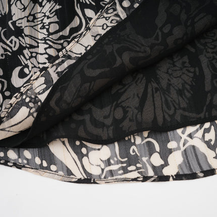 Perrine patternprint Vneck mini dress