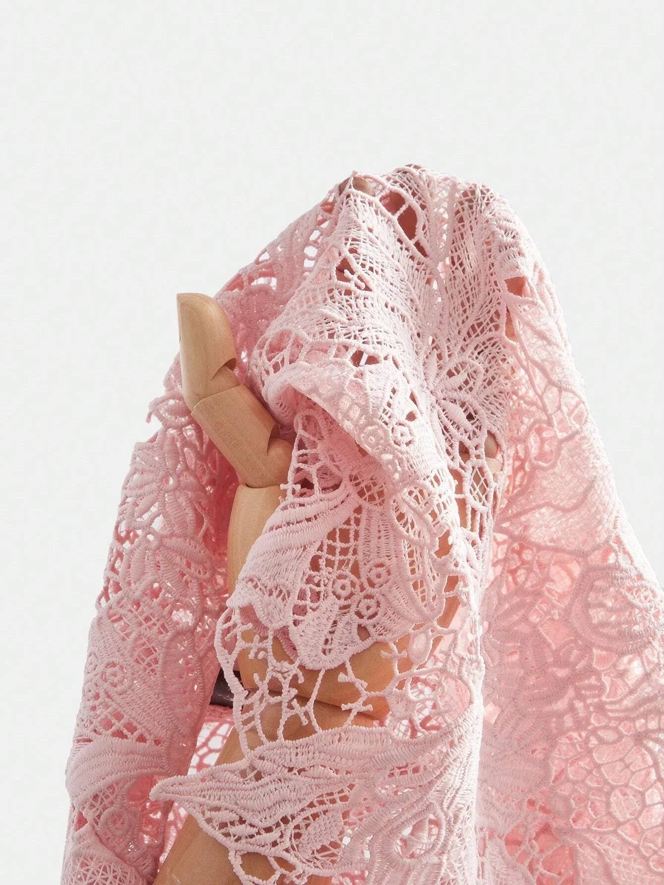 Pink Lace New Party Birthday Dress For Valentines Day