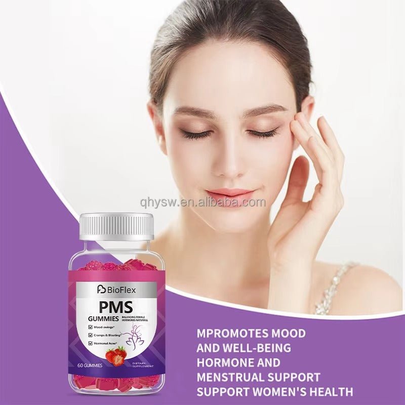 PMS Support 60 Gummies – Herbal Balance for Women