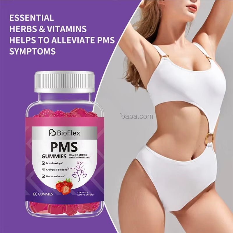 PMS Support 60 Gummies – Herbal Balance for Women