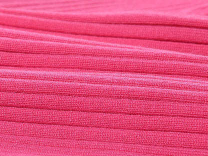 Pocket - Detailed Top & Gold - Button Accent - Pink