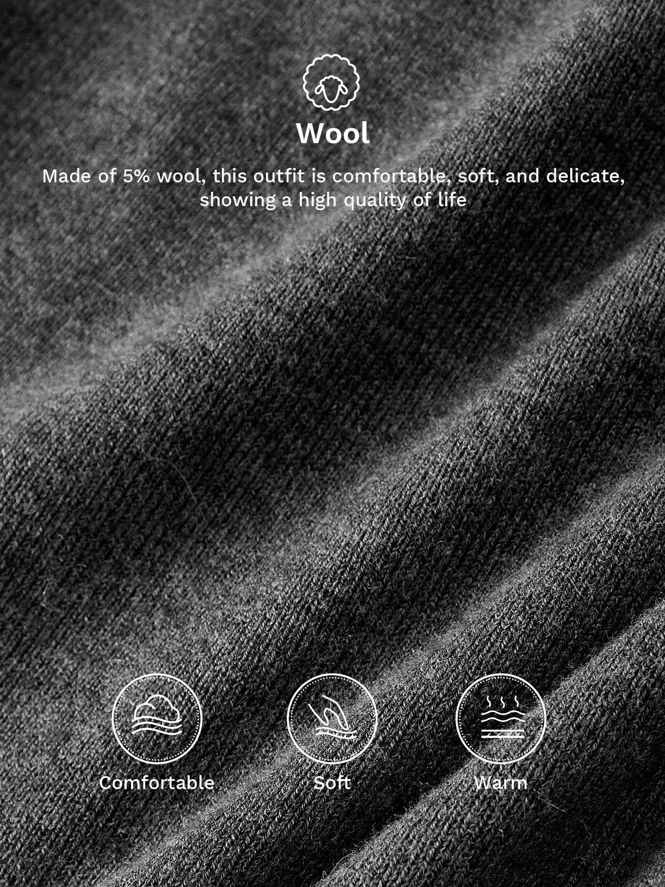 PREMIUM 2PCS ELEGANT KNIT SET FITTED SWEATER WITH FAUX PEARL CUFF DECOR WIDE LEG KNIT PANTS