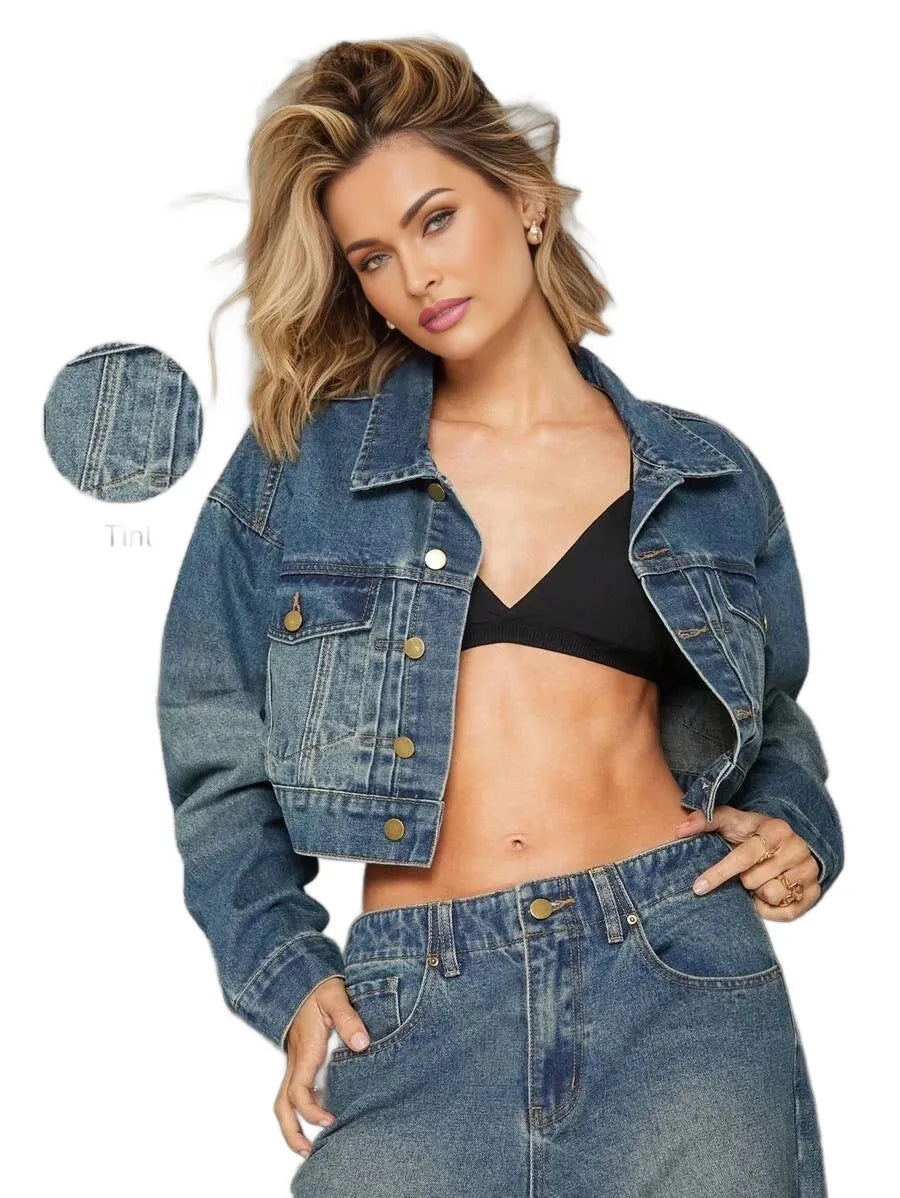 Premium 91 Cotton Denim Tinted Trucker Jacket