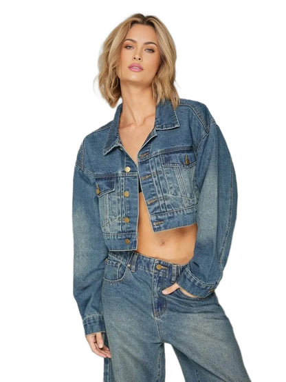 Premium 91 Cotton Denim Tinted Trucker Jacket
