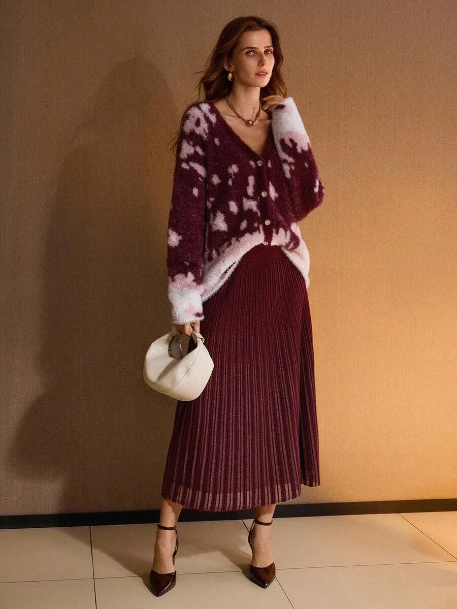 PREMIUM ALL OVER PRINT BUTTON UP CARDIGAN