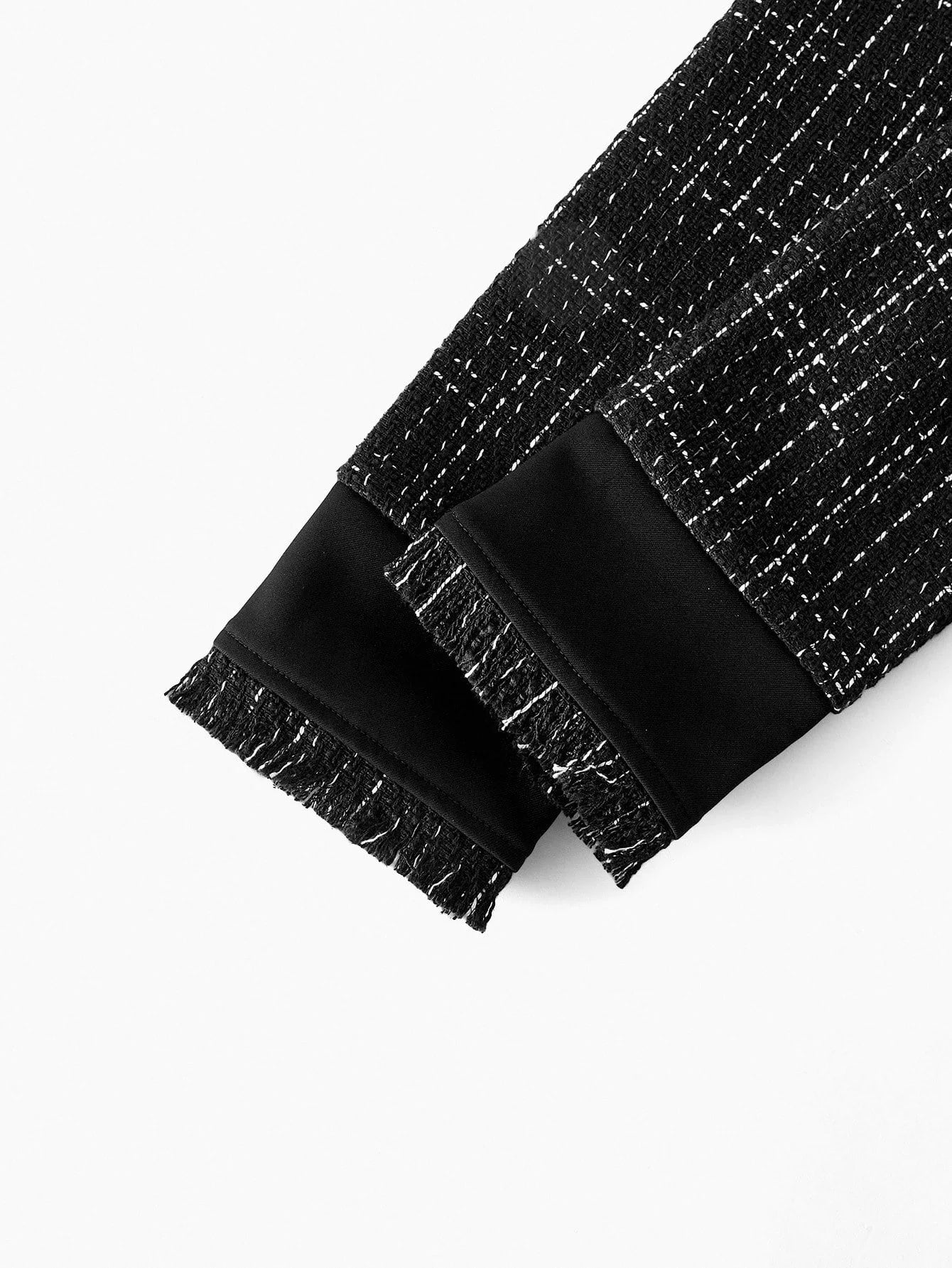 PREMIUM ALL OVER PRINT RAW EDGE SLIM FIT SHORT DRESS FOR AUTUMN